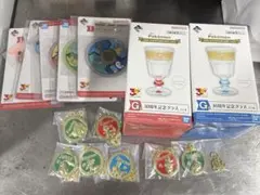 ポケモン一番くじ　30周年　グラス　チャーム　タオル