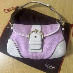COACH ソーホー ワンショルダーバッグ シグネチャー Y2K保存袋付き