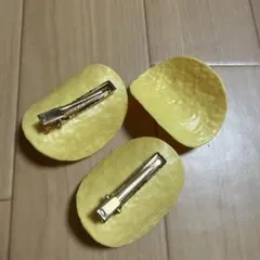 ポテトチップスヘアクリップ3個セット
