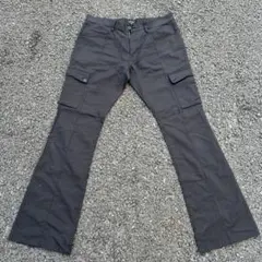 MICHEL KLEIN HOMME ブーツカットパンツ フレア ブラック