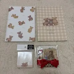 【新品未使用】クマさんノート 付箋 コースターセット