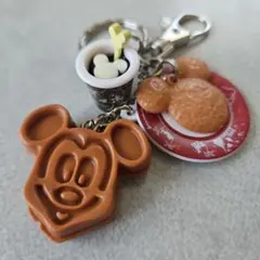 東京ディズニーリゾート ミッキーワッフル キーホルダー