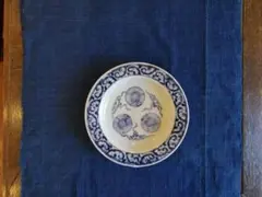 2133 染付 皿 豆皿 陶器 骨董
