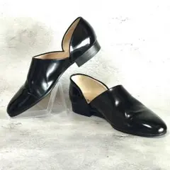 定番人気デザイン 極美品 ハルタ【25.5】スポックシューズ 黒 デザイン850