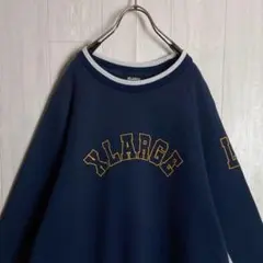X-LARGE エクストララージ 刺繍ロゴ スウェット トレーナー M