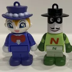 アンパンマン ブロックラボ ナガネギマン しらたまさん　ドール 人形