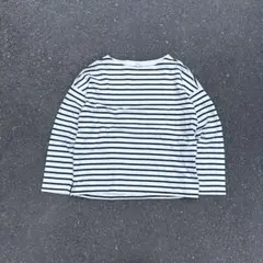 y2k 00s olduniqlo短丈ボーダーロンT長袖カットソーarchive