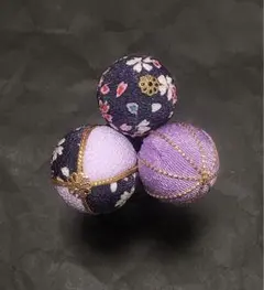 玉髪飾り　和玉　オニピン　ハンドメイド