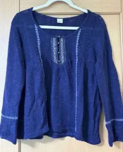 11axes femme 長袖ニットチュニック