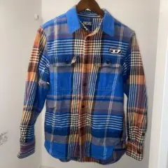 DIESEL A04020 ロゴパッチ チェック XSサイズシャツ