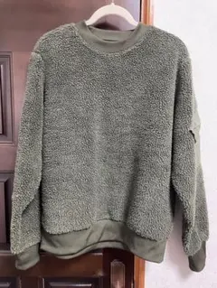 CALVIN KLEIN JEANS フリースジャケット M オリーブグリーン