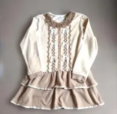 axesfemme KIDS ワンピース 150 ボア レース リボン