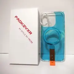 iPhone16 Plus クリアケース MagSafe フィンガーストラップ付