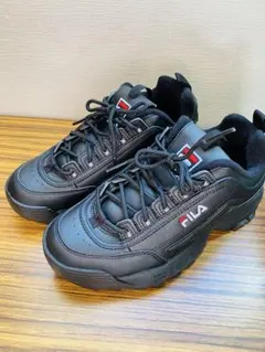 【 美品 】 FILA フィラ DISRUPTOR II スニーカー ブラック