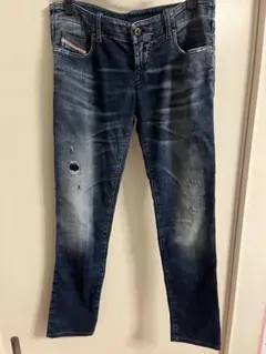 DIESEL メンズ デニムパンツ ダメージ加工のサムネイル