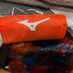 ミズノエコバッグ　サーモンピンク　ボールチェーン付き
