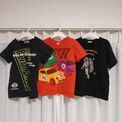 GU他 男の子Tシャツ３枚セット 120 春夏秋 半袖 夏物