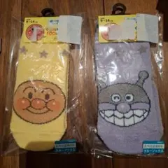 新品 アンパンマン バイキンマン キッズ用靴下 冬 9-14cm