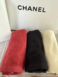 CHANEL シャネル ノベルティ ハンカチ フェイスタオル　3枚　新品未使用
