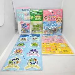 アミファ　おはじきシール タイルシール　ラッピングシール　キーホルダー