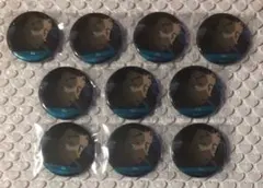 名探偵コナン　トレーディング缶バッチ　黒の組織　キール　10点セット