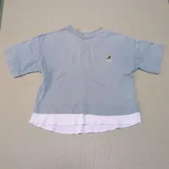 MPS スケート刺繍 Tシャツ サイズ105 水色