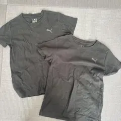 PUMA 黒 Tシャツ 140サイズ 2枚セット　肌着