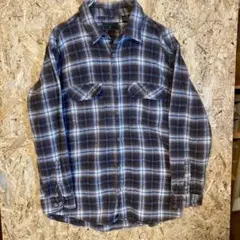 フィールドアンドストリーム　ヘビーネルシャツ　90’s　オンブレ　シャドウ　L