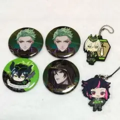 ツイステ　ディアソムニア　6点セット　缶バッジ　ラバスト　マレウス　セベク