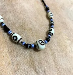 西アフリカ マリ共和国製 ビーズネックレス ハンドメイド 民族 エスニック