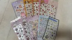 シール 10点セット おしりシール SNOOPY はむかっぷ りるくま