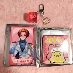 いれいす　mini りうら　ぴよまる　缶バッジ　キーホルダー　カード