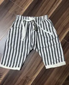 キッズ服ベビー服 ストライプ ハーフパンツ 短パン 夏 男の子 80