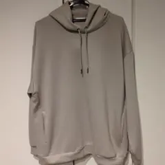 美品　GU　ダブルフェイス　 ベージュ フ　パーカー