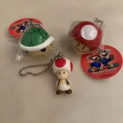 【新品】スーパーマリオ マスコットフィギュア キーホルダー ３種セットのサムネイル