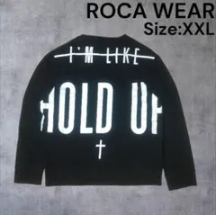 ROCAWEAR ビッグロゴ クロス スウェット ブラック B系 HIPHOPのサムネイル