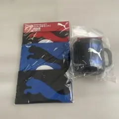 PUMA ランチクロス3枚セット＆プラコップ 新品のサムネイル