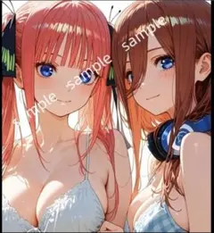 ニ*ク様 バスタオル 五等分の花嫁 中野二乃 中野三玖 2人