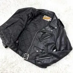 名作✨米国製40✨Schott ダブル ライダースジャケット 618 黒 XL