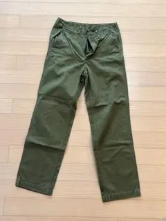 GUメンズ ワークパンツ オリーブ カジュアル アメカジ　Mサイズ