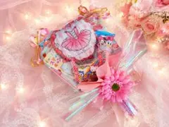 バレエ風船付お菓子ブーケ♡1個　プチギフト　発表会　結婚式　プレゼント　贈り物にのサムネイル