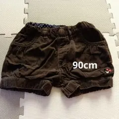 ミキハウス　ダブルビー　MIKIHOUSE　コーディロイ　ホットパンツ　90cm