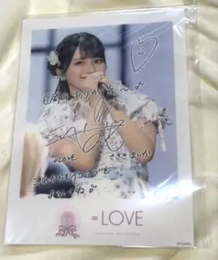 野口衣織 直筆サイン入り 生写真 - メルカリ