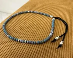 シルバー925ビーズ⭐︎ターコイズカラービーズ⭐︎ネックレス