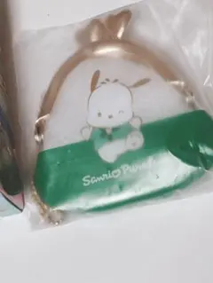 サンリオピューロランド限定　ワンポイントハート　ミニがま口ポーチ　ポチャッコ新品