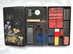 冠婚葬祭用　はんこセット　習字道具セット　 ※中古品