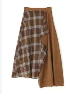 ROSE BUD ローズ バッド ロング　スカート チェック