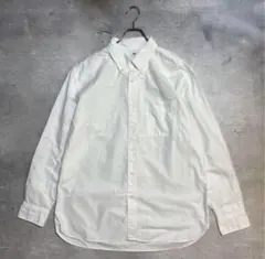 ユニクロ UNIQLO オックスフォードシャツ 白 ホワイト 長袖 XL