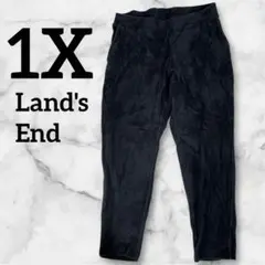 ⭐️527 Land's End ダークグレー カジュアルパンツ 1X