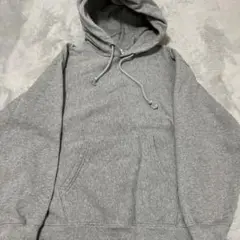 GU グレー フード付きパーカー Lサイズ